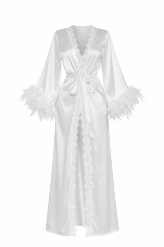 Silk Romantic Dressing Gown