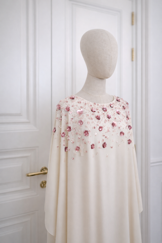 Luxury Embroidery Abaya Dress