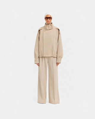 Maius Trench Bomber Jacket