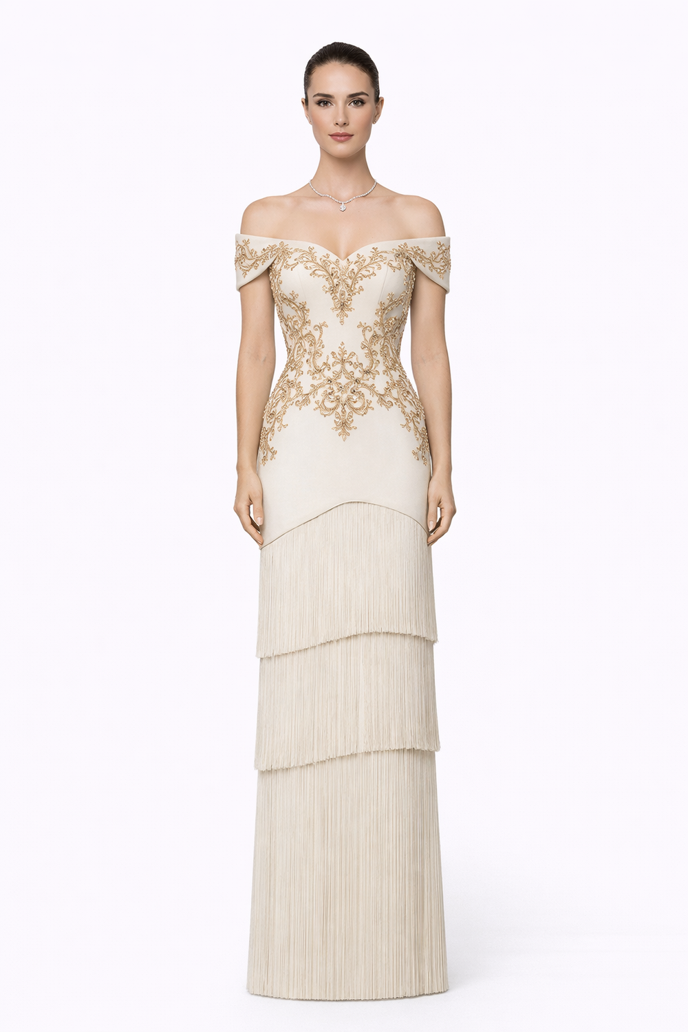 Fringed Couture Dress