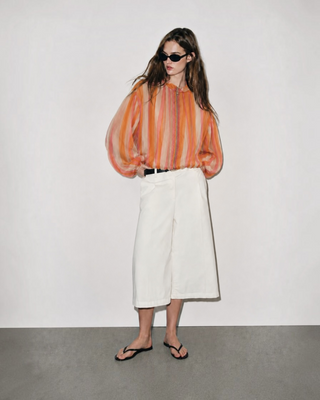 Maius Striped Bomber Jacket