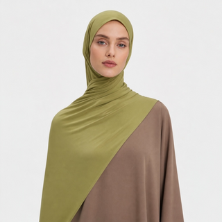 Maius Scarf Jersey - Oil Green