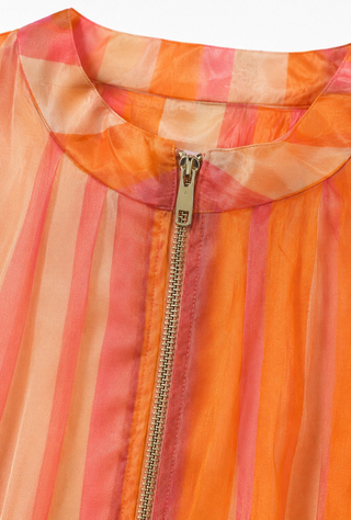 Maius Striped Bomber Jacket