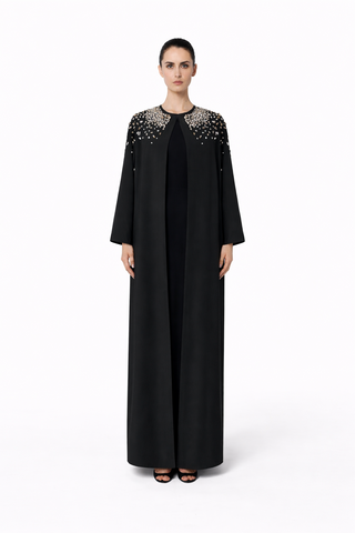 Collar Embroidered Abaya