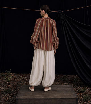 Maius Ruffled Chiffon Shirt