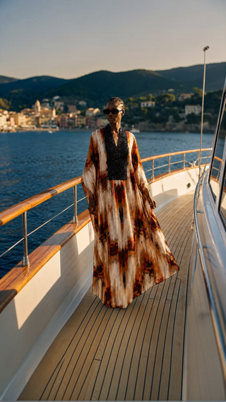Piano Abaya Dress