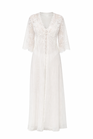 Long Chiffon Dressing Gown