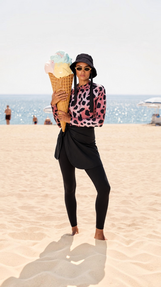 Maius Leopard Hijab Swimsuit