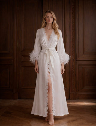 Silk Romantic Dressing Gown