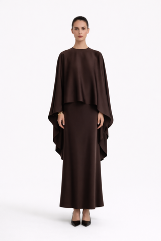 Maius Satin Skirt Suit