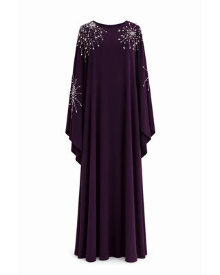 Cape Sleeve Abaya Dress