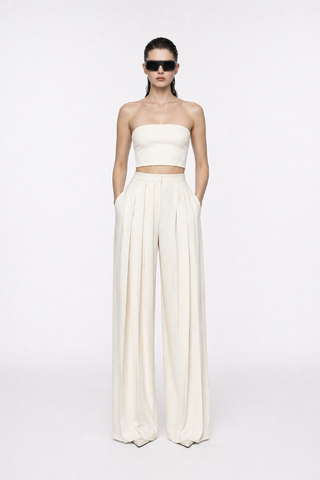 Maius Pleated Crepe Trousers