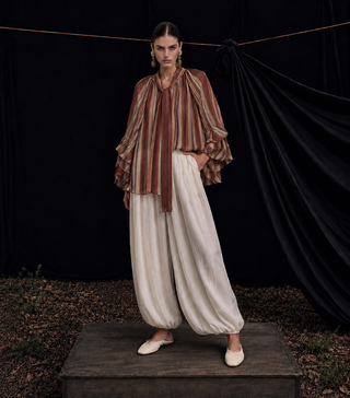 Maius Ruffled Chiffon Shirt