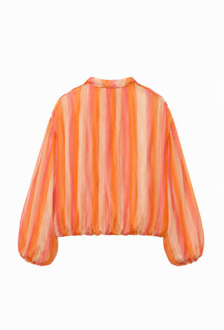 Maius Striped Bomber Jacket