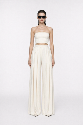 Maius Pleated Crepe Trousers