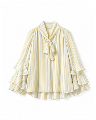 Maius Ruffled Chiffon Shirt