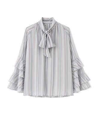 Maius Ruffled Chiffon Shirt