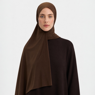 Maius Scarf Jersey - Coffee