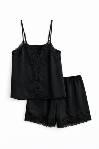 Silk Shorts Set