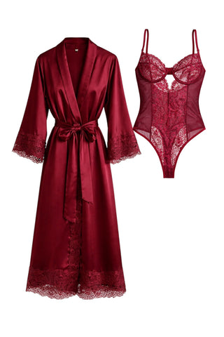 Robe Corset Set