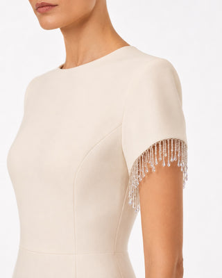 MIRELLE DRESS fringe detail